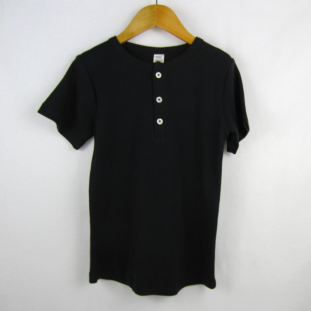 NEW Kate Quinn Shirt Henley Organic Cotton size 8Y